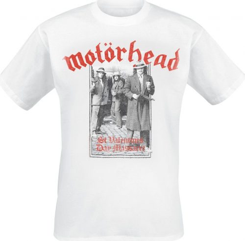 Motörhead V Day Mobster Tričko bílá