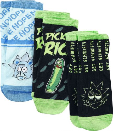 Rick And Morty Pickle Rick Ponožky vícebarevný
