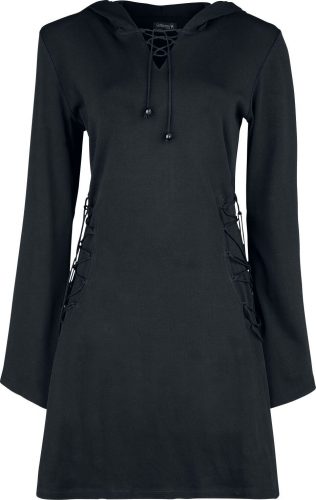 Gothicana by EMP Černé šaty s kapucí Šaty černá