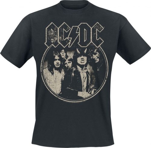 AC/DC North American Tour 1979 Tričko černá