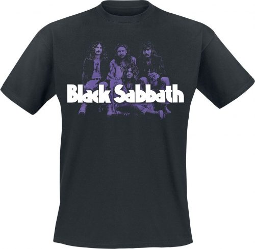 Black Sabbath Saturated Photo Tričko černá