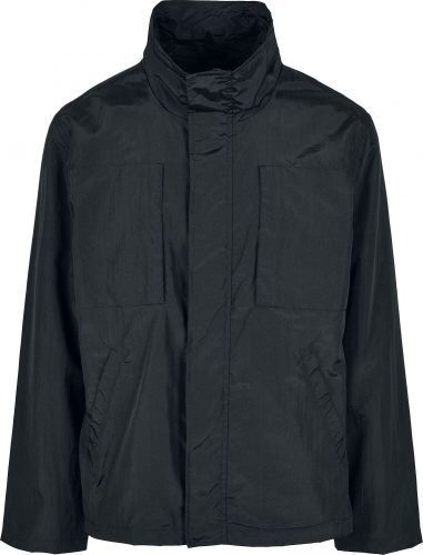 Urban Classics Nylonová bunda s dvojitými kapsami Bunda černá