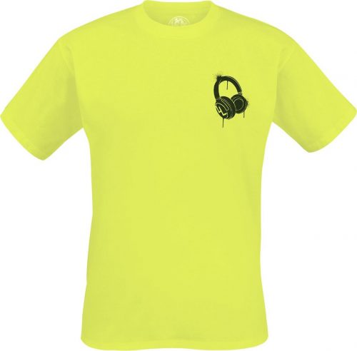 Lara Loft Sluchátka Logo Tričko žlutá