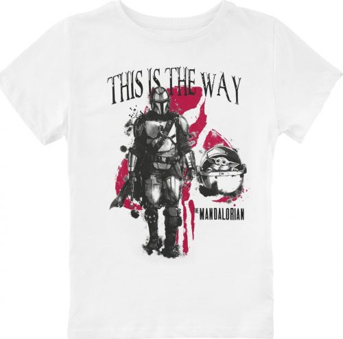 Star Wars Kids - The Mandalorian - This Is The Way - Grogu detské tricko bílá