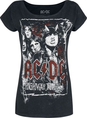 AC/DC Highway To Hell Dámské tričko tmavě šedá