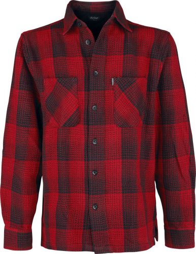 Chet Rock Károvaná košile Durango Košile cerná/cervená