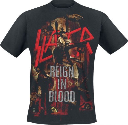 Slayer Reign In Blood Tričko černá