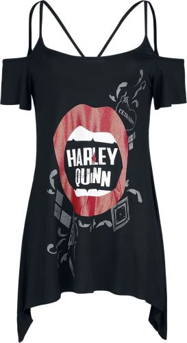 Suicide Squad 2 - Harley Lips Tričko černá