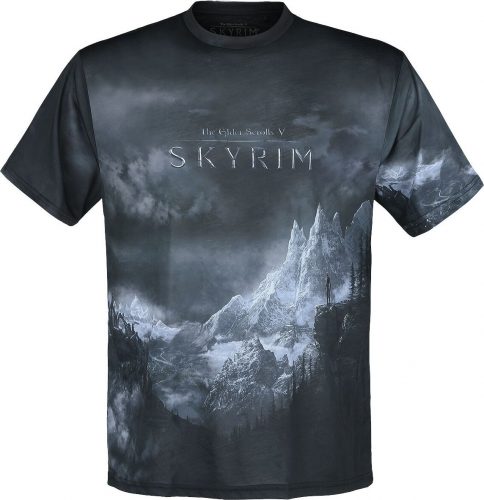 Skyrim Skyrim - 10th Anniversary Tričko černá