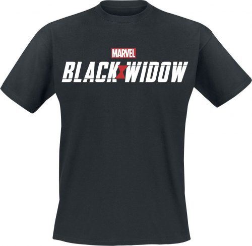 Black Widow Logo Tričko černá