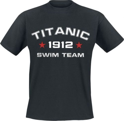 Titanic Swim Team Tričko černá