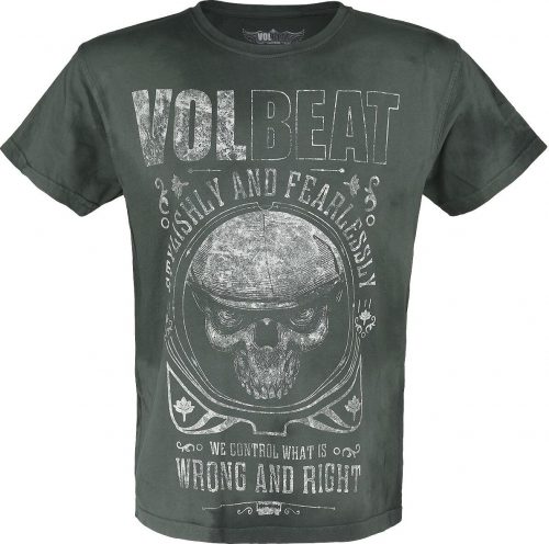 Volbeat Wrong and Right Tričko zelená/šedá