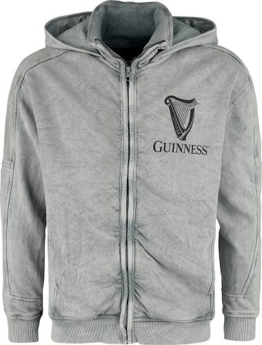 Guinness Brewery Mikina s kapucí na zip béžová