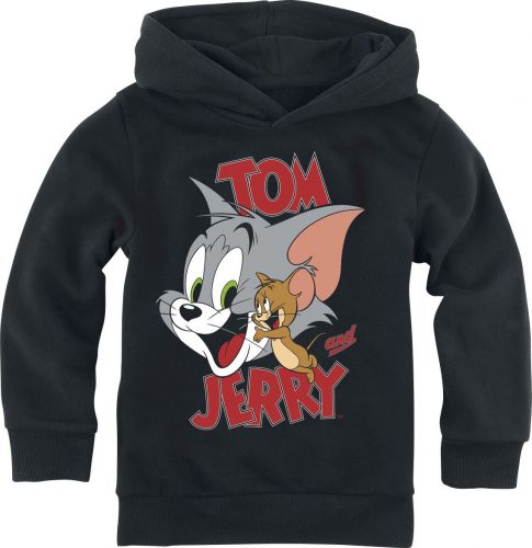 Tom And Jerry Kids - Tom And Jerry detská mikina s kapucí černá