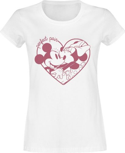 Mickey & Minnie Mouse Perfect Pair Dámské tričko bílá