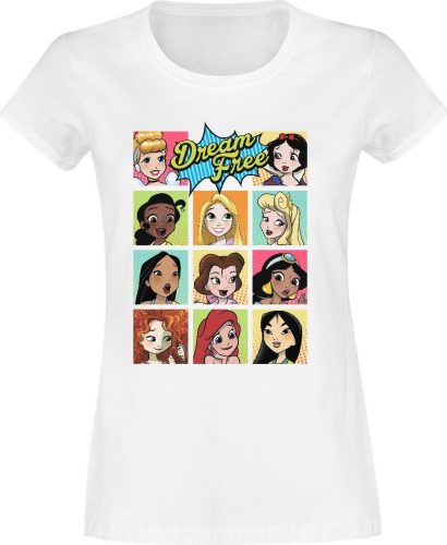 Disney Princess Comic Portraits Dámské tričko bílá