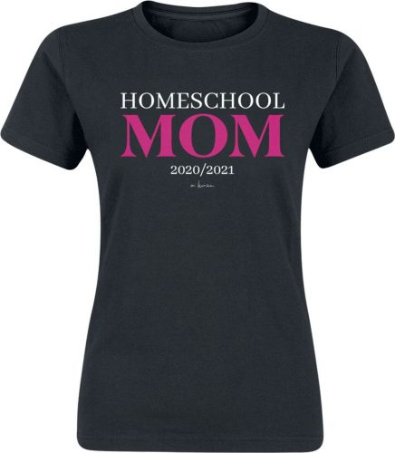 Homeschool Mom 2020/2021 Dámské tričko černá