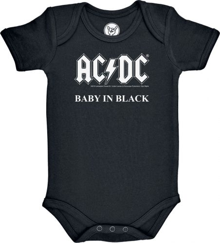AC/DC Metal-Kids - Baby In Black body černá