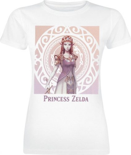 The Legend Of Zelda Zelda Square Dámské tričko bílá