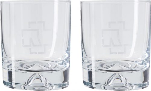 Rammstein Tumbler 2er Box souprava sklenic na whisky transparentní