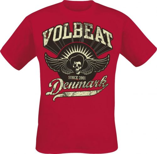 Volbeat Rise From Denmark Tričko červená