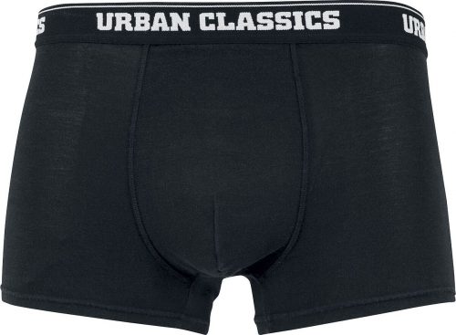 Urban Classics Modal Boxer Shorts Double-Pack Sada spodního prádla černá