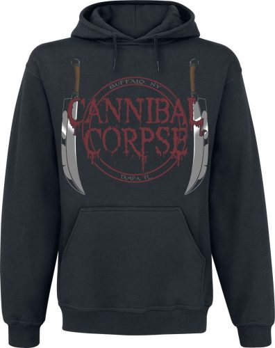 Cannibal Corpse Knife Mikina s kapucí černá