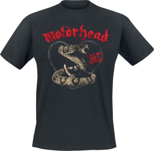 Motörhead Love Me Like A Reptile Tričko černá