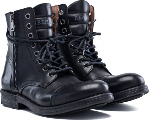 Replay Footwear Černé boty boty černá