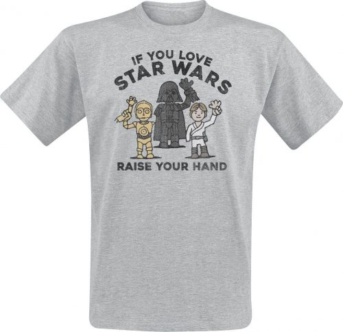 Star Wars Raise Your Hands Tričko prošedivelá