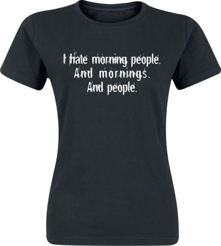 Morning People Dámské tričko černá