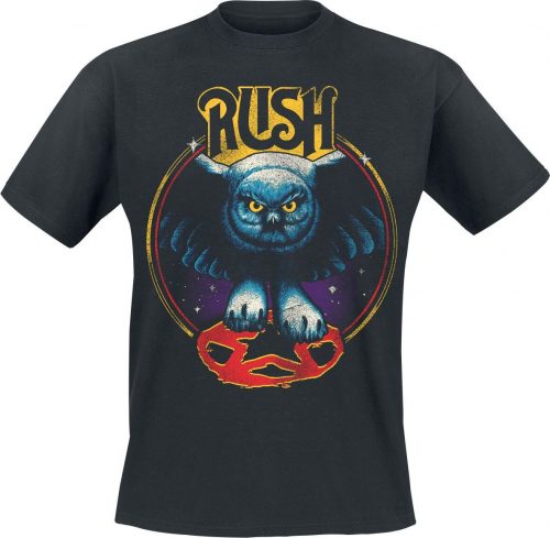 Rush Owl Star Tričko černá