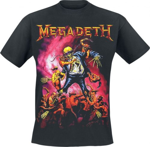 Megadeth Vic Goes To Hell Tričko černá