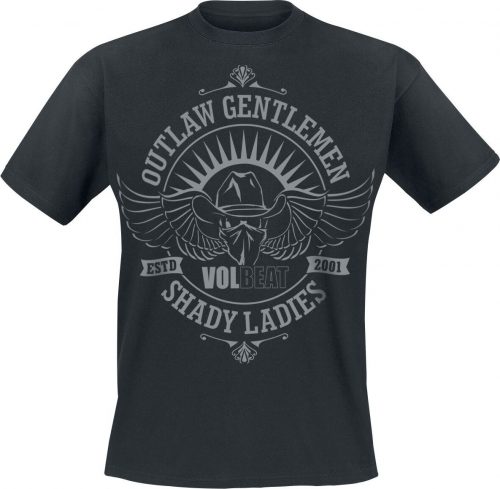 Volbeat Outlaw Gentlemen & Shady Ladies - Logo Tričko černá