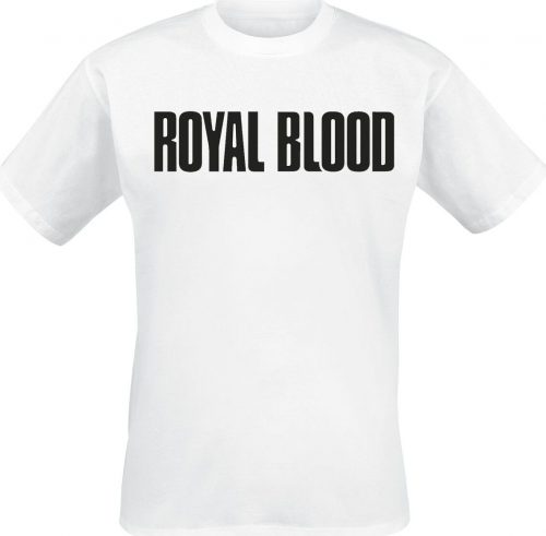 Royal Blood (Band) Solid Logo 2021 Tričko bílá