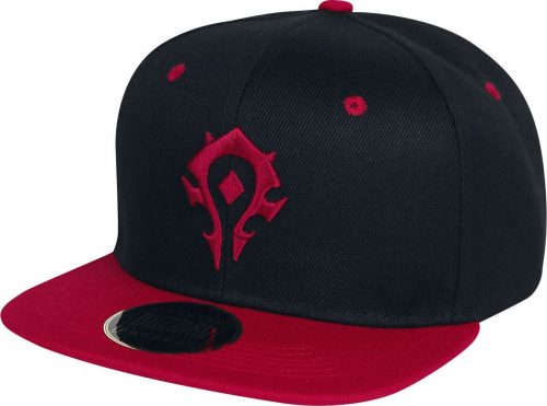 World Of Warcraft Horde - Logo kšiltovka cerná/cervená
