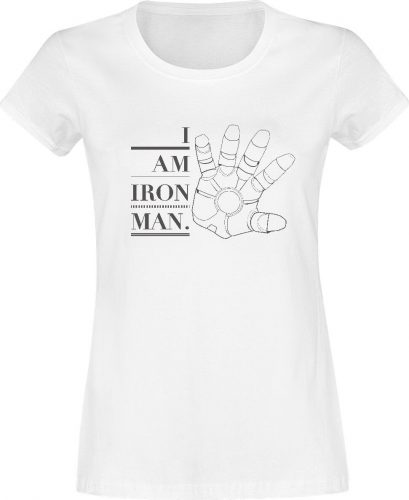 Iron Man I Am Iron Man Dámské tričko bílá