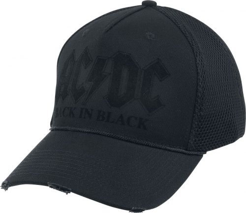 AC/DC Back In Black - Trucker Cap Trucker kšiltovka černá