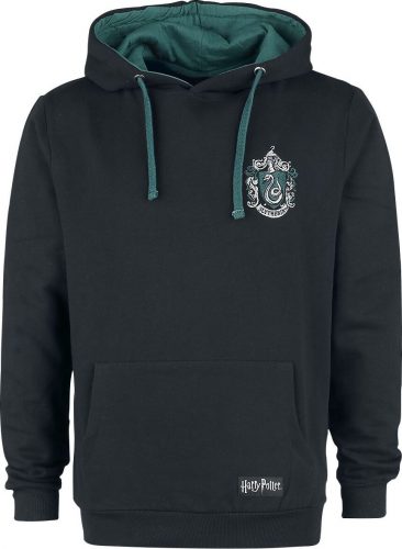 Harry Potter Slytherin Mikina s kapucí černá