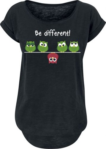 Be Different! Dámské tričko černá