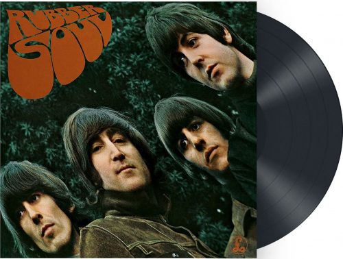 The Beatles Rubber Soul LP černá