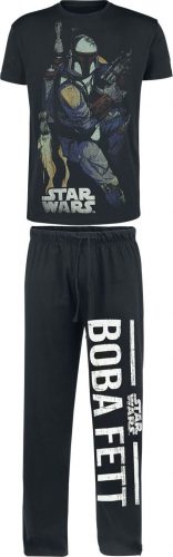 Star Wars Boba Fett pyžama černá