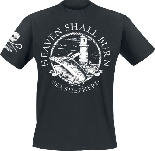 Heaven Shall Burn Sea Shepherd Cooperation - For The Oceans Tričko černá