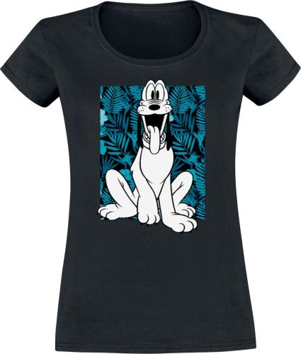 Mickey & Minnie Mouse Pluto Dámské tričko černá