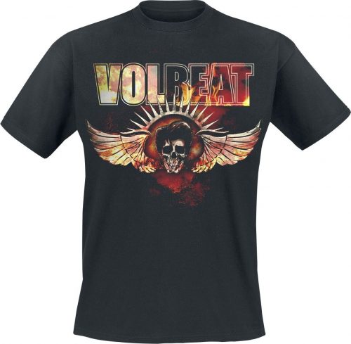Volbeat Burning Skullwing Tričko černá