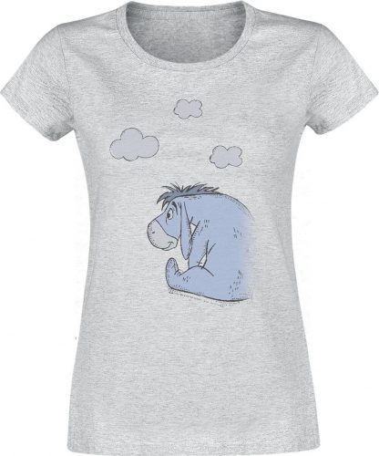 Medvídek Pu Eeyore - Cloudy Dámské tričko šedý vres