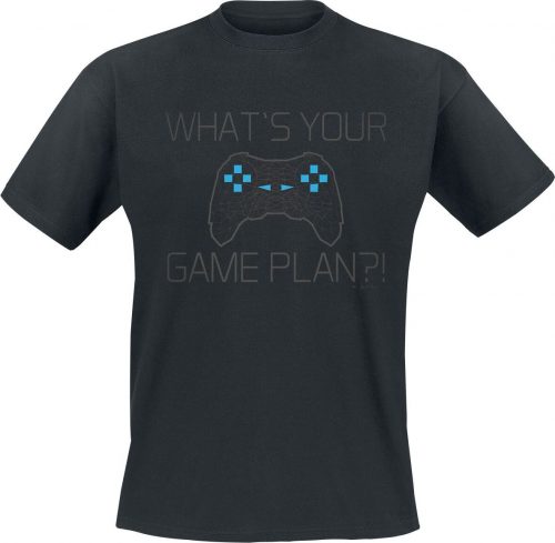 What's Your Game Plan?! Tričko černá
