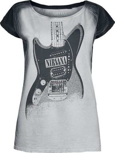 Nirvana Guitar Dámské tričko cerná/šedá
