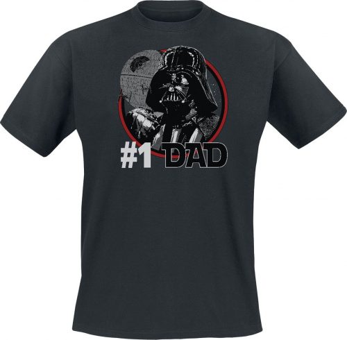 Star Wars Darth Vader - Best Dad Tričko černá
