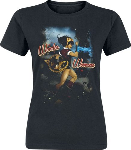 Justice League Wonder Woman Bombshell Dámské tričko černá
